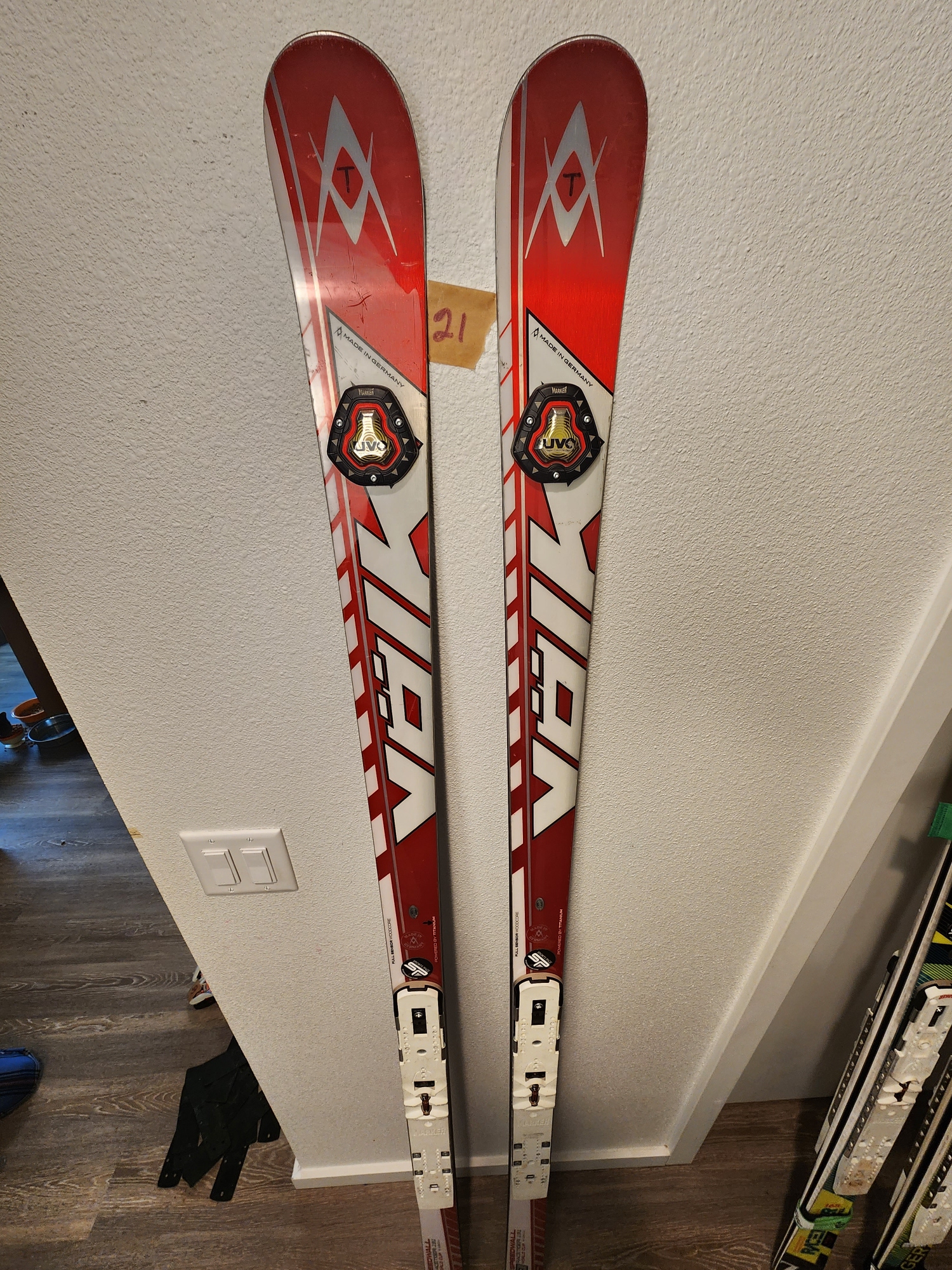 Used 2014-2017 - 191-196 cm Volkl Racetiger GS Skis Without Bindings