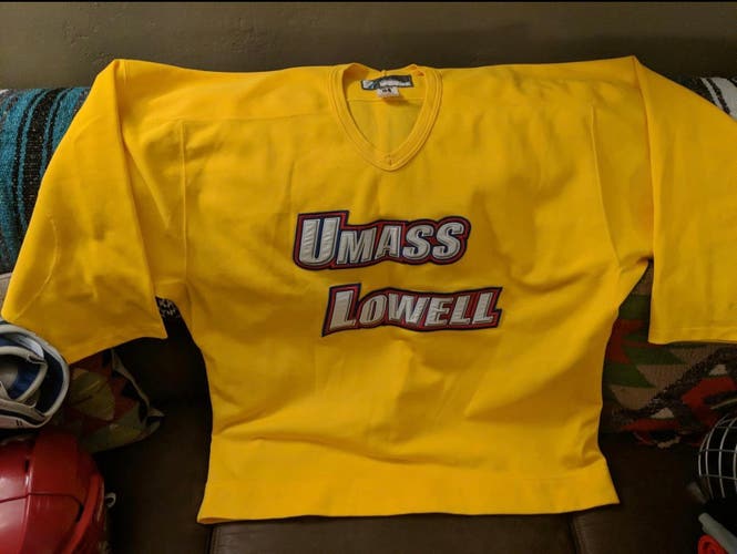 UMass Lowell Practice Jersey Pro Stock Yellow