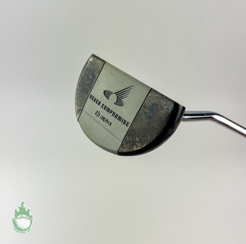 Used RH Never Compromise Z/I Alpha 34" Putter Steel Golf Club Royal Grip