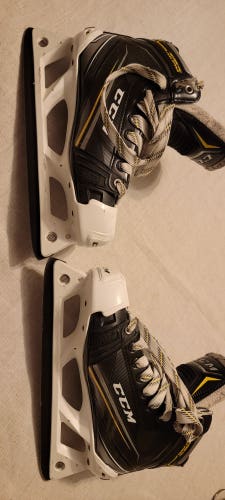 Senior Used CCM Tacks 9080 Hockey Goalie Skates Regular Width Size 7