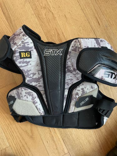 Used Large STX Stallion Limited edition Camo Shoulder Pads