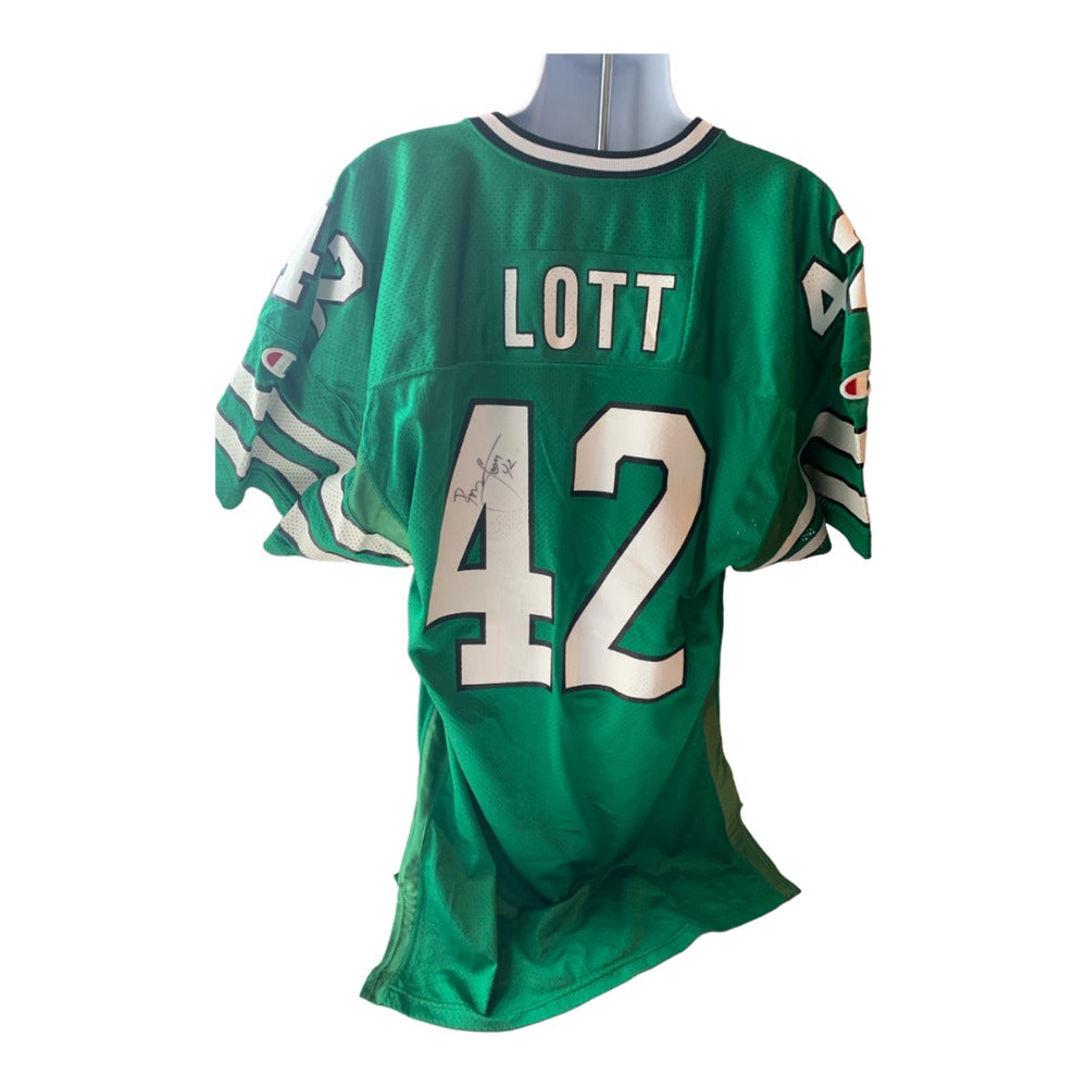 Ronnie Lott Signed Jets Jersey (JSA ALOA)