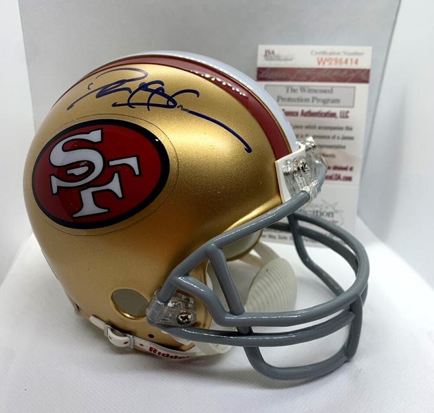 Deion Sanders Signed San Francisco 49ers 3 5/8 Riddell Mini Helmet - JSA  Cert