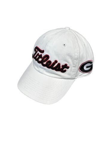 Titleist Georgia Garment Wash Adjustable Hat w/ 2021 National Championship Patch