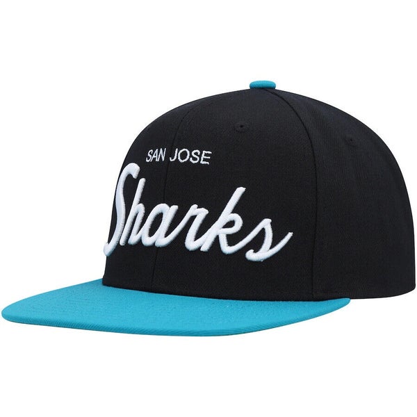 Mitchell & Ness NHL San Jose Sharks Vintage Sharktooth Snapback Hat