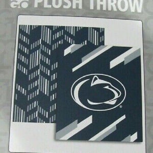 NCAA Penn State Nittany Lions 60"x70" Plush Throw Blanket 2 Sided Inside Design