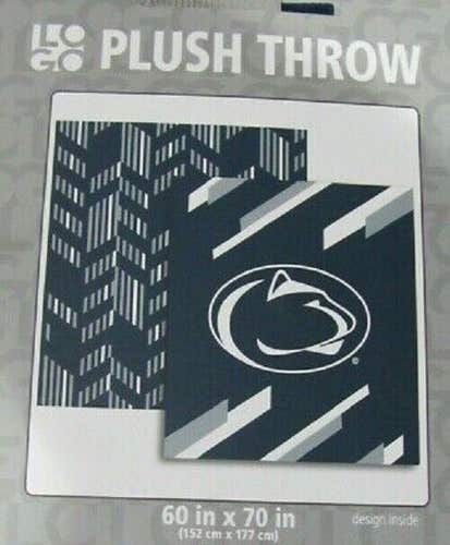 NCAA Penn State Nittany Lions 60"x70" Plush Throw Blanket 2 Sided Inside Design