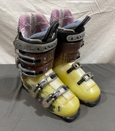 Lange Exclusive Freeride Women's Alpine Ski Boots MDP 23.5 US 6.5 GREAT