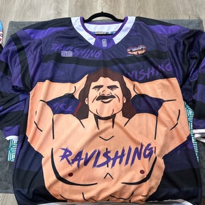 Ravishing Rick Rude 90s Wrestling themed hockey jersey