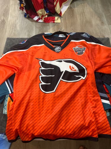 Lugia Pokémon x Philadelphia Flyers themed hockey jersey