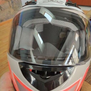 Orange Used Unisex Zamp M2010 FS-6 Helmet   - excellent condition
