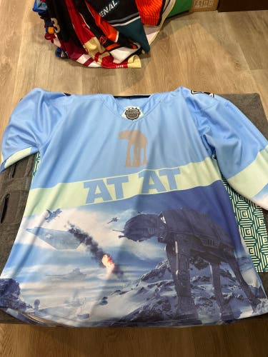 Star Wars AT AT themed hockey jersey