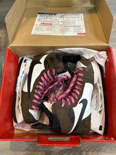 Travis Scott Nike Air Jordan 1 Custom skates made from CCM Ribcore 80k