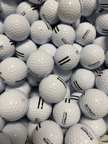 225 Dozen A/B Grade Striped Driving Range Golf Balls