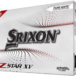 Srixon Z Star XV Golf Balls (Pure White, Spinskin, 2021, 12pk) NEW