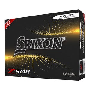 Srixon Z Star Golf Balls (Pure White, Spinskin, 2021, 12pk) NEW