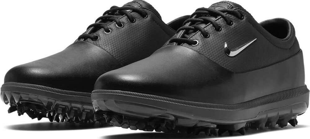 Nike Sz 11.5 Air Zoom Victory Tour Black Leather Men's Golf Shoes AQ1479-001