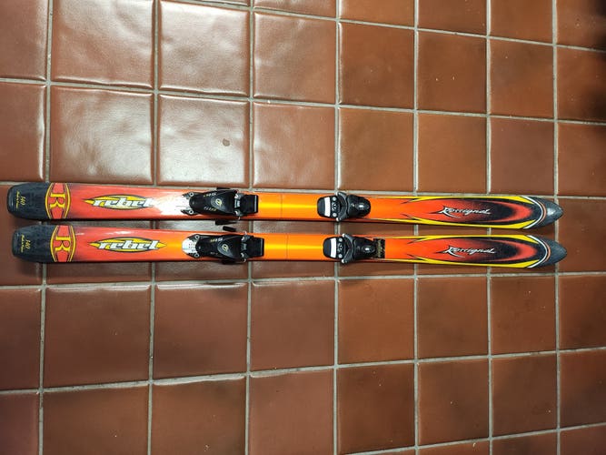 Used Rossignol Rebel 140 cm Skis With Bindings