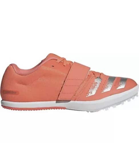 adidas Jumpstar Spike Shoe - Men's Track & Field - Coral - EE4672 size 10