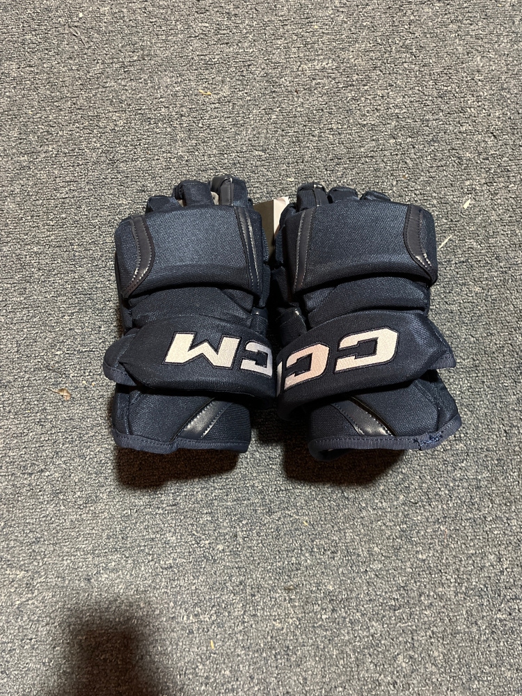 New Navy CCM HG12 Pro Stock Gloves Colorado Avalanche Team Issued 13”, 14” & 15”