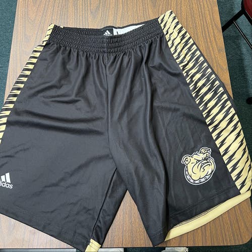 New Adidas Bryant University Men's Black Lacrosse Shorts -- Adult Large