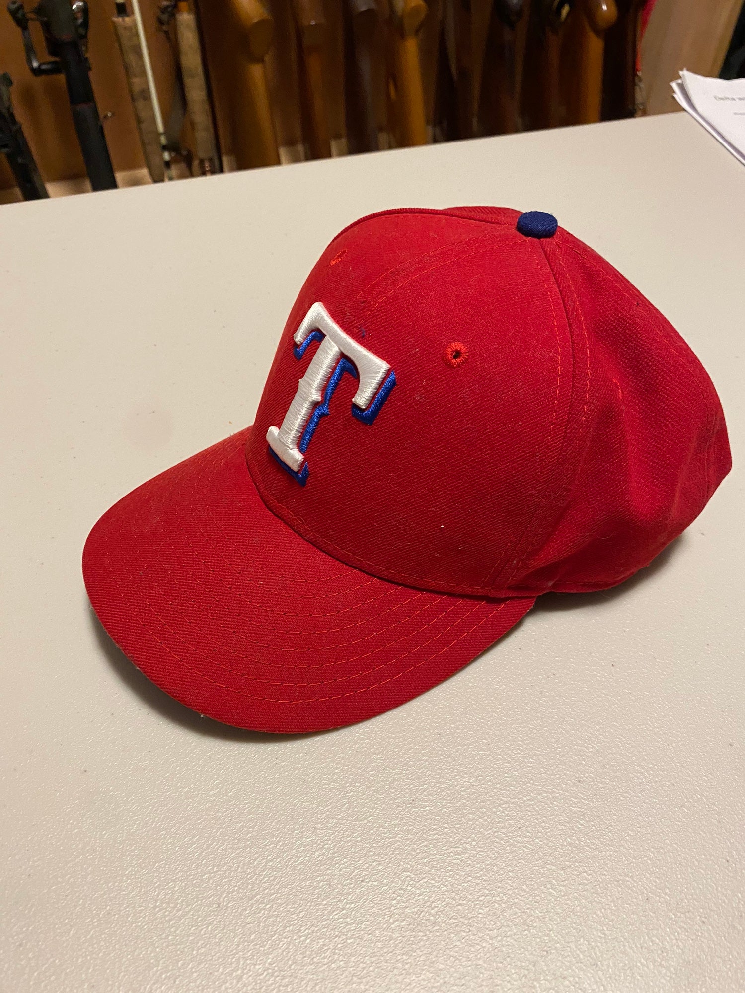 New Era Fitted Hat 7 1/2 MLB Club Myfitteds Texas Rangers Exclusive Patch  Grail