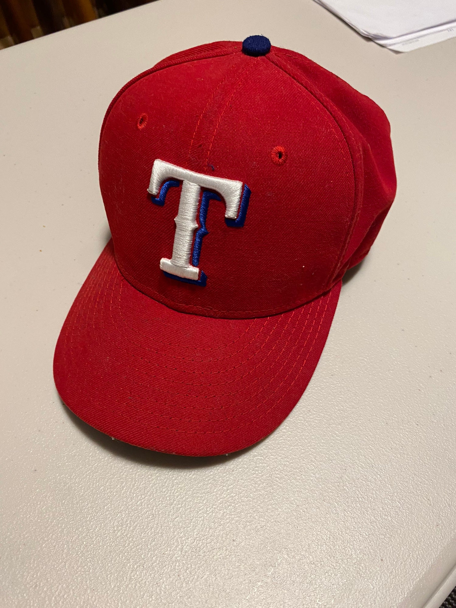 Exclusive Texas Rangers Fitted New Era 7 1/8 Burnt Orange Brown Angry Texan  Fall 