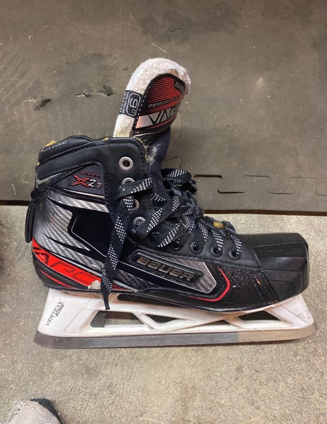 Used Bauer Regular Width Size 9 Hockey Goalie Skates