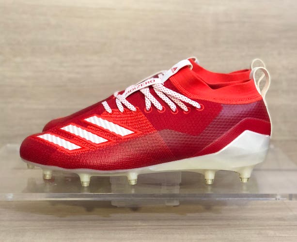 Adidas Adizero 8.0 Football Cleats Mens size 9 Power Red