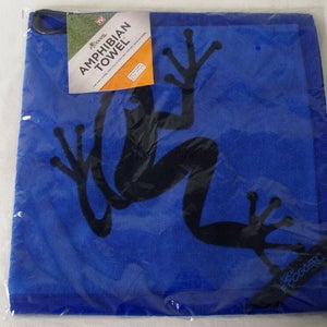Frogger Amphibian Towel (Blue) 28"x14" Golf (Stays Wet & Dry) NEW