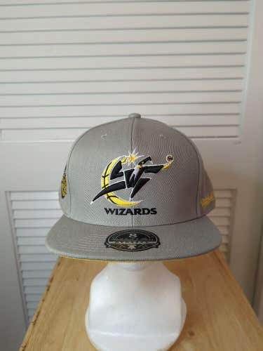 NWS Washington Wizards 2001 ASG Side Patch Mitchell &Ness Fitted Hat 8 NBA