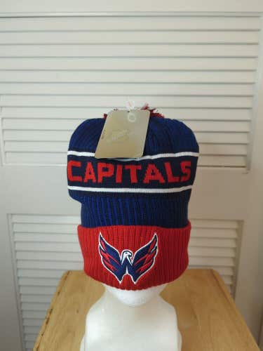 NWT Washington Capitals Fanatics Winter Pom-Pom Hat NHL