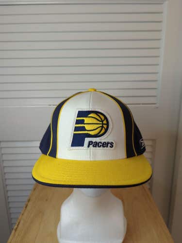 Vintage Indiana Pacers Reebok Fitted Hat 7 5/8 NBA