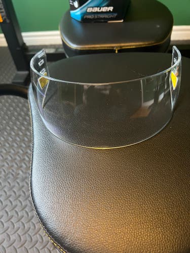 Used  Bauer Pro Straight Visor Clear