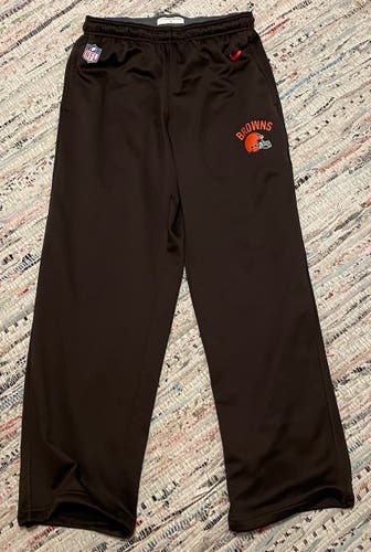 Cleveland Browns Prostock Sweatpants #35 Size Large