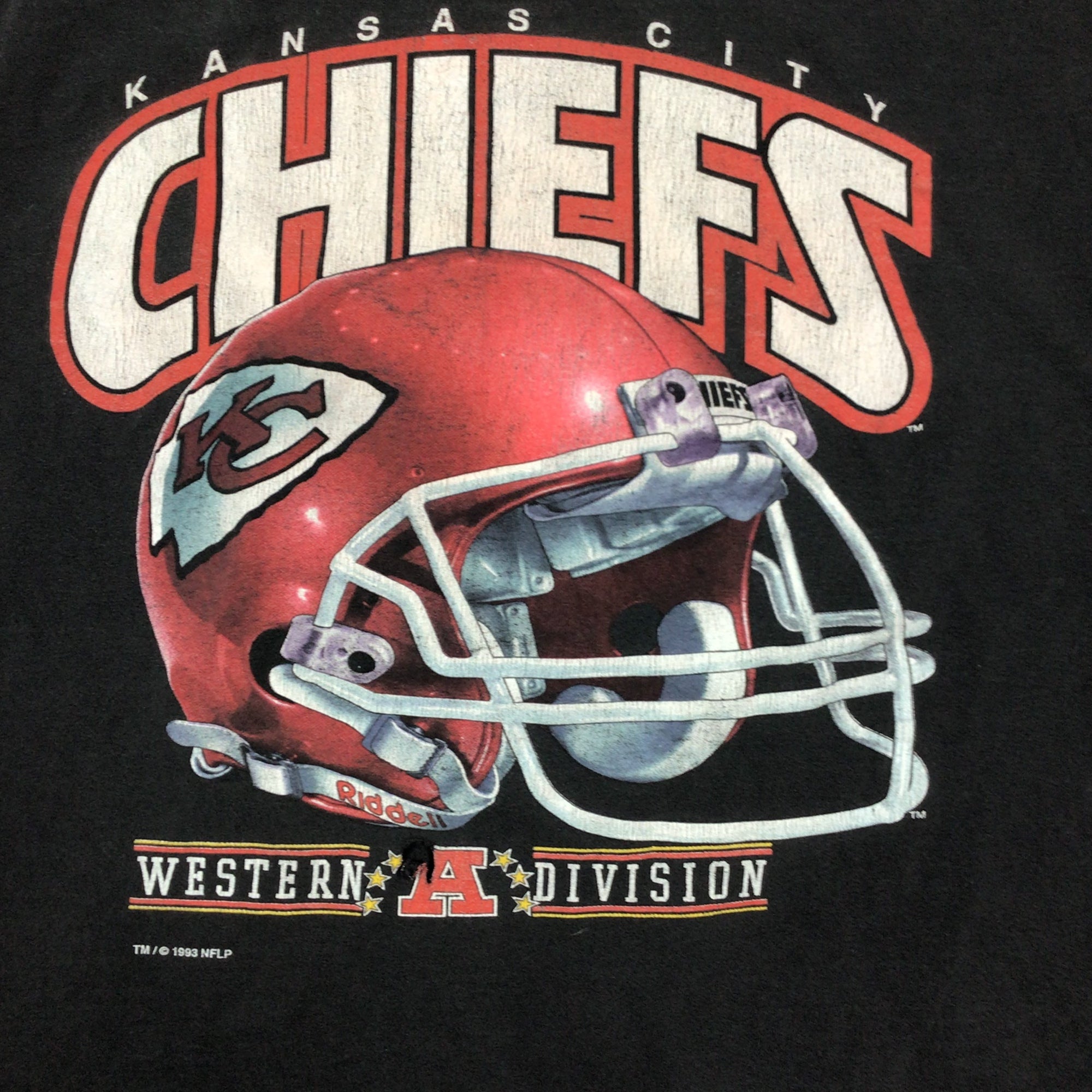 Vintage 90s NFL Kansas City Chiefs T-Shirt XXL Red Football Single Stitch