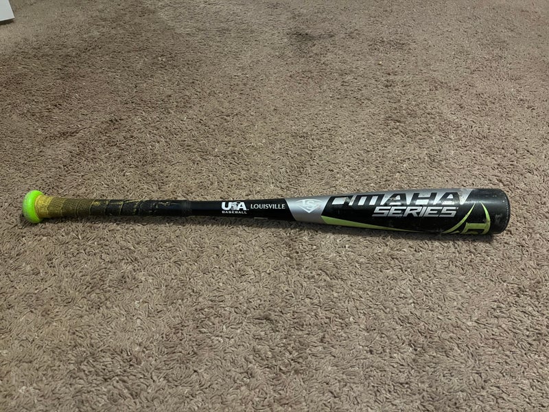 Used 2019 Louisville Slugger Alloy Omaha Bat (-10) 17 oz 27"