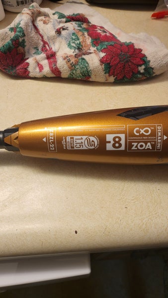 Used USSSA Certified 2022 DeMarini Composite Zoa Bat (-8) 23 oz 31"