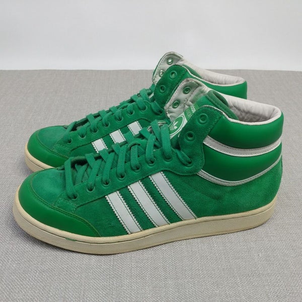 Adidas Americana Hi Mens Size Athletic Sneakers Green Suede High Tops | SidelineSwap