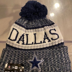 NWT 2022 Dallas Cowboys New Era Winter Hat Youth NFL