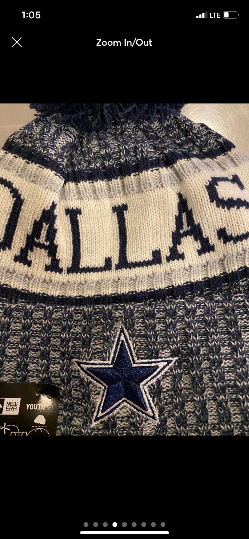 cowboys crochet beanie