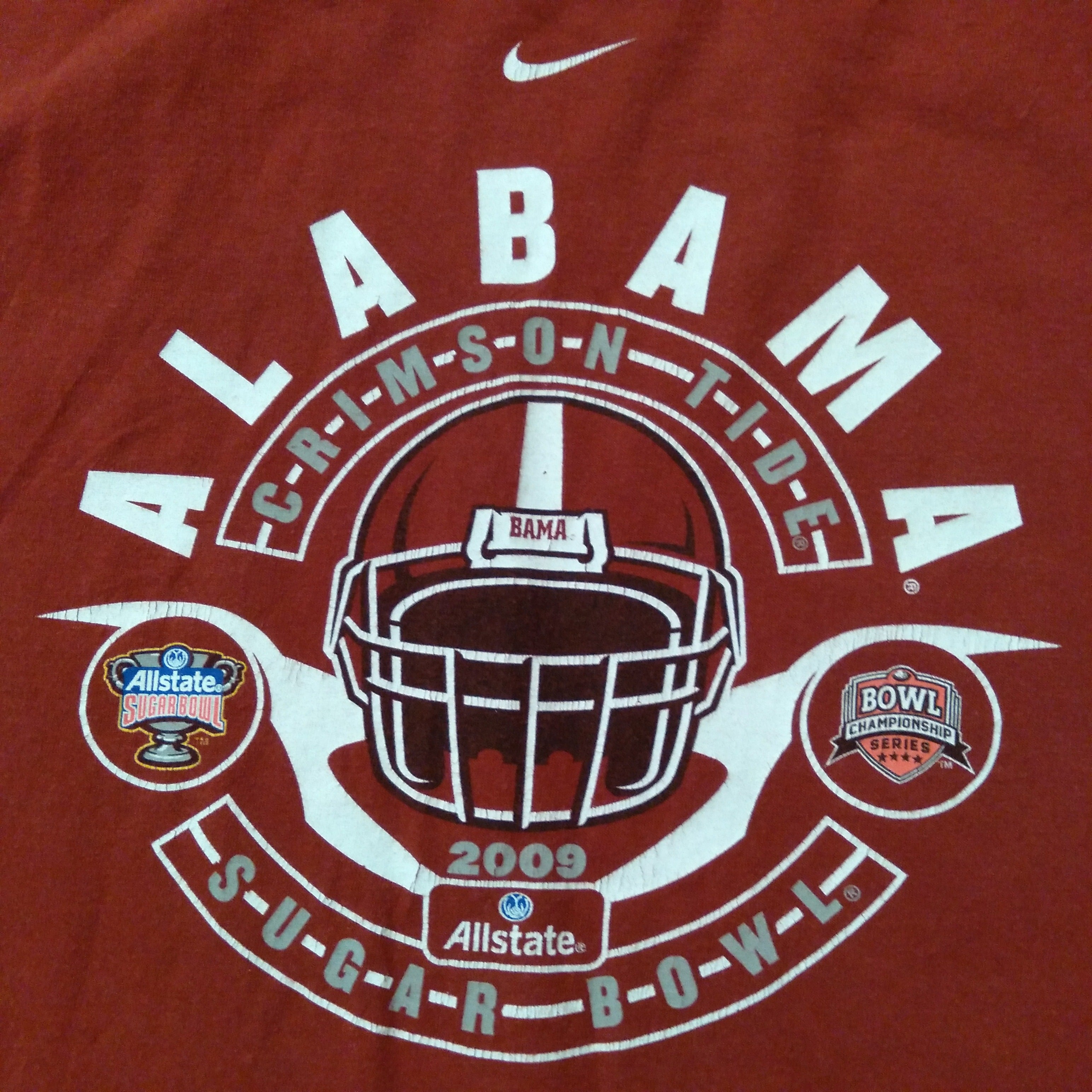 Bama, Alabama Nike Men's Dri-fit Cotton Baseball Plate Tee