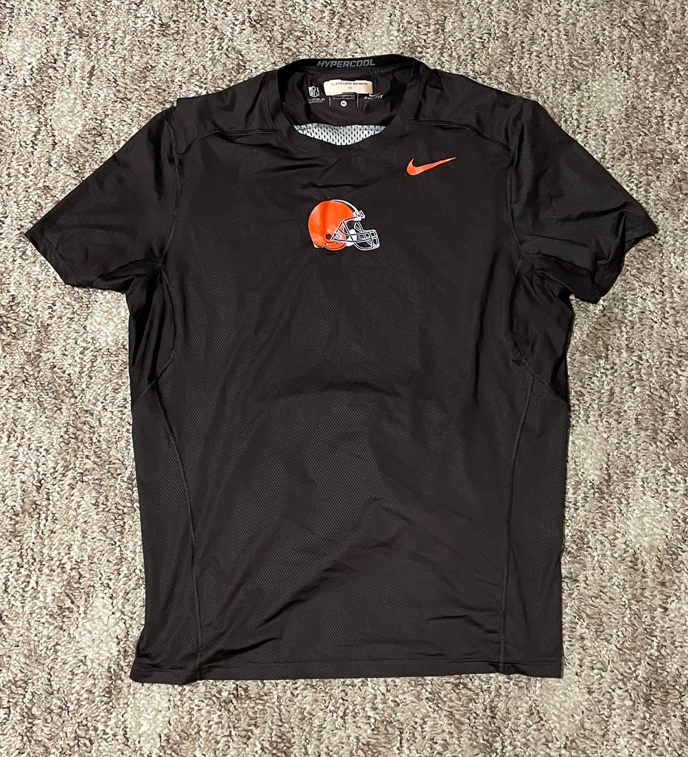 Nike Cleveland Browns Pro Stock Sideline Longsleeve Shirt. XL Coach Kirby Wilson