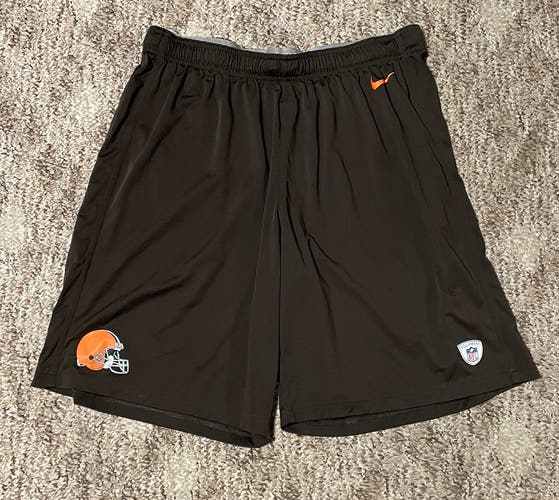 Browns Pro Stock Training Shorts XL #28