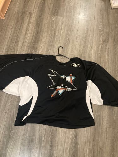San Jose Sharks Goalie Cut practice jersey. Reebok