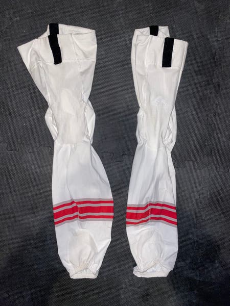 White Nike Swift Ohio State Buckeyes Hockey Socks Regular