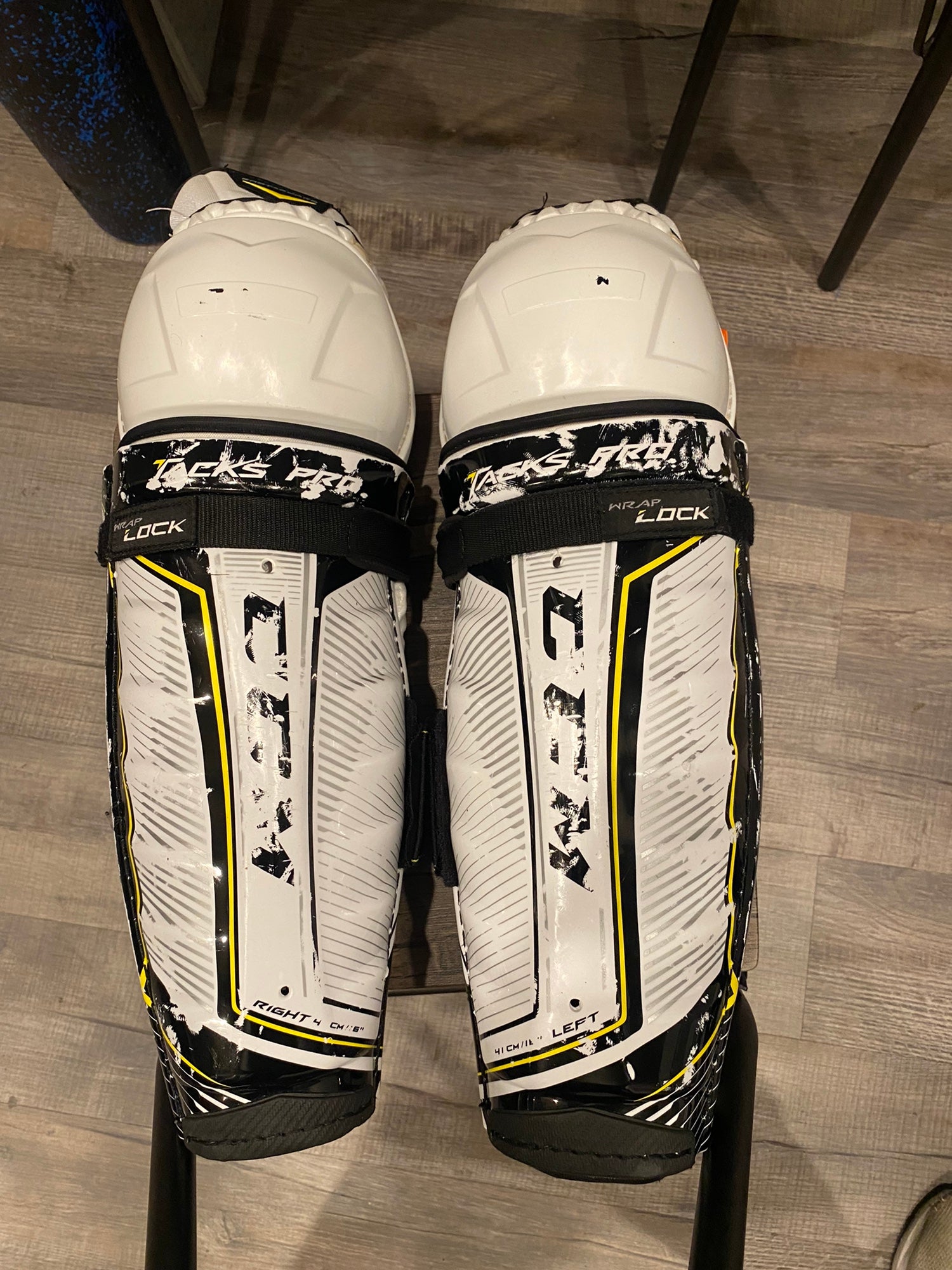 Used CCM Tacks Classic Pro Shin Pads SidelineSwap