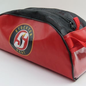 Stockton Heat / Calgary Flames NHL AHL Pro Stock Hockey Player Toiletry Skave Kit Bag
