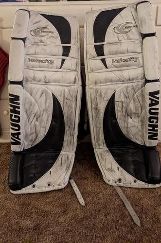 Used 36" Vaughn Velocity V2 Goalie Leg Pads