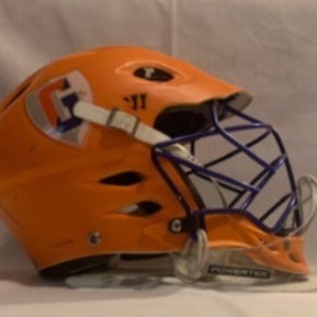 Orange - Purple Goalie/Player's Warrior TII Helmet
